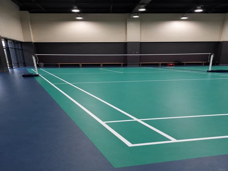 close up of PVC sports flooring surface texture